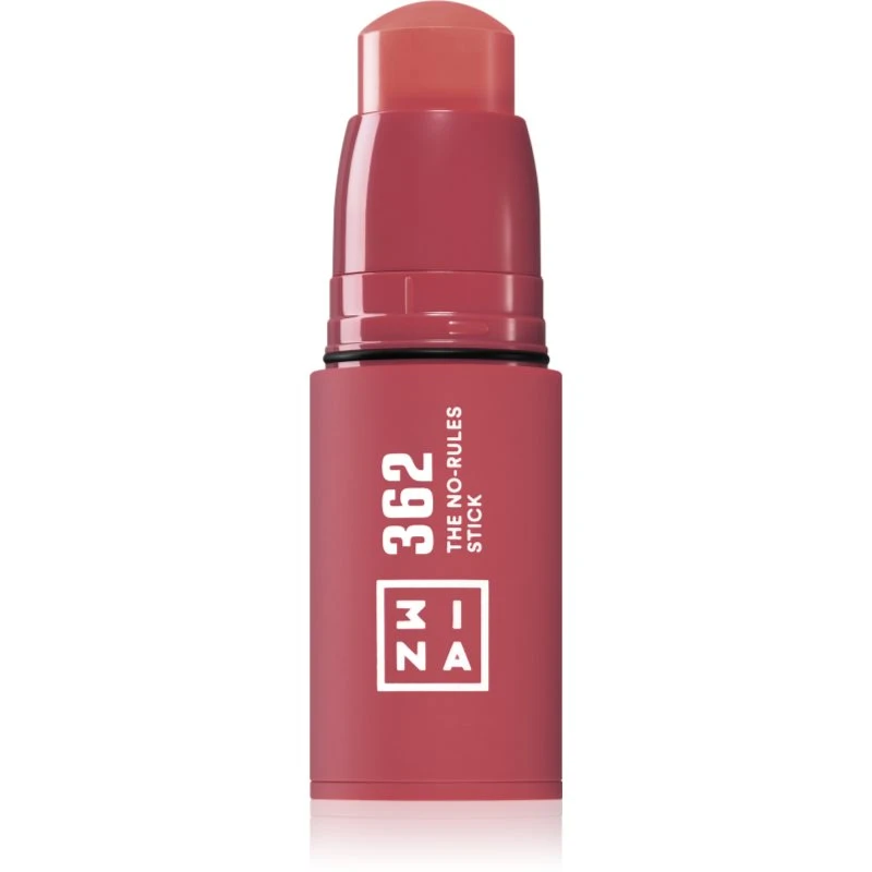 3INA The No-Rules Stick multifunkční tužka na oči, rty a tváře odstín 362 - Pink 5 g