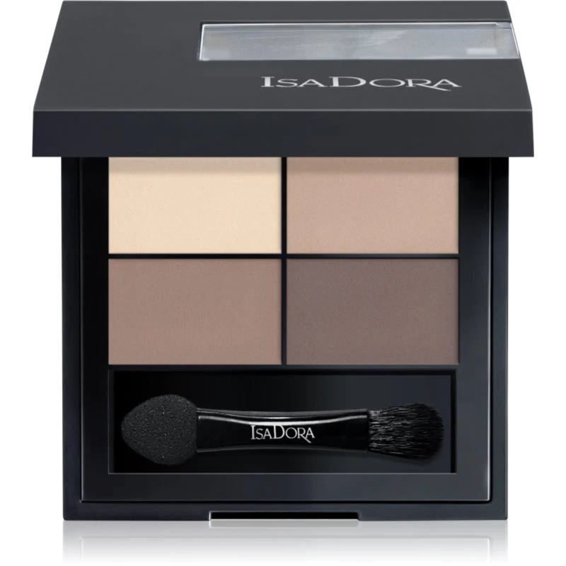 IsaDora Eye Shadow Quartet paletka očních stínů odstín 01 Muddy Nudes 3,5 g IsaDora Eye Shadow Quartet paletka očních stínů odstín 01 Muddy Nudes 3,5 g