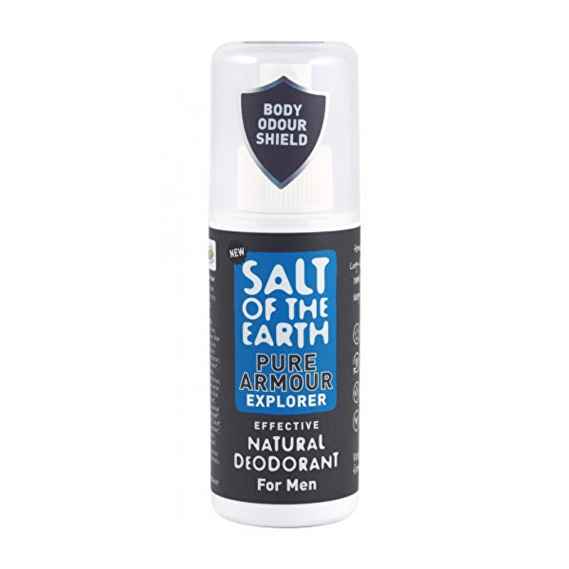 SALT OF THE EARTH Přírodní minerální deodorant spray Pure Armour Vetiver & Citrus pro muže 100 ml