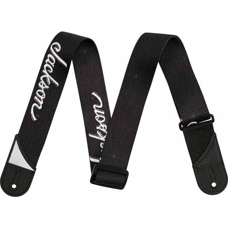 Jackson White Logo Strap Black