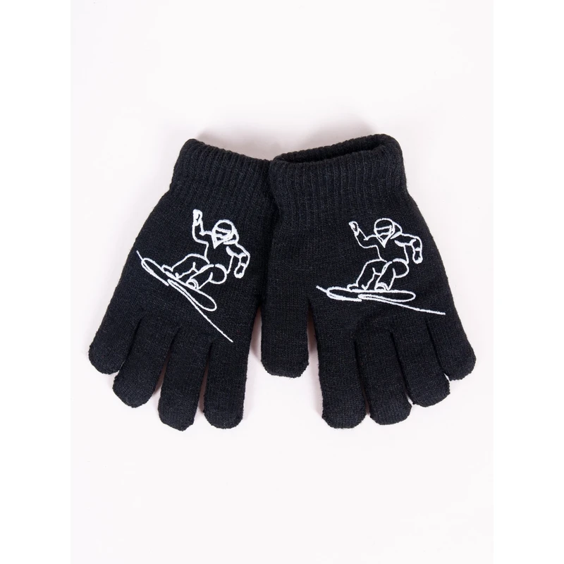 Yoclub Kids's Gloves RED-0200C-AA5A-001 Yoclub Kids's Gloves RED-0200C-AA5A-001