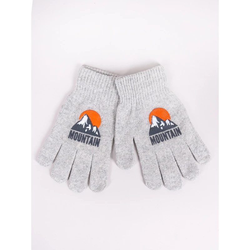 Yoclub Kids's Gloves RED-0119C-AA5A-002 Yoclub Kids's Gloves RED-0119C-AA5A-002