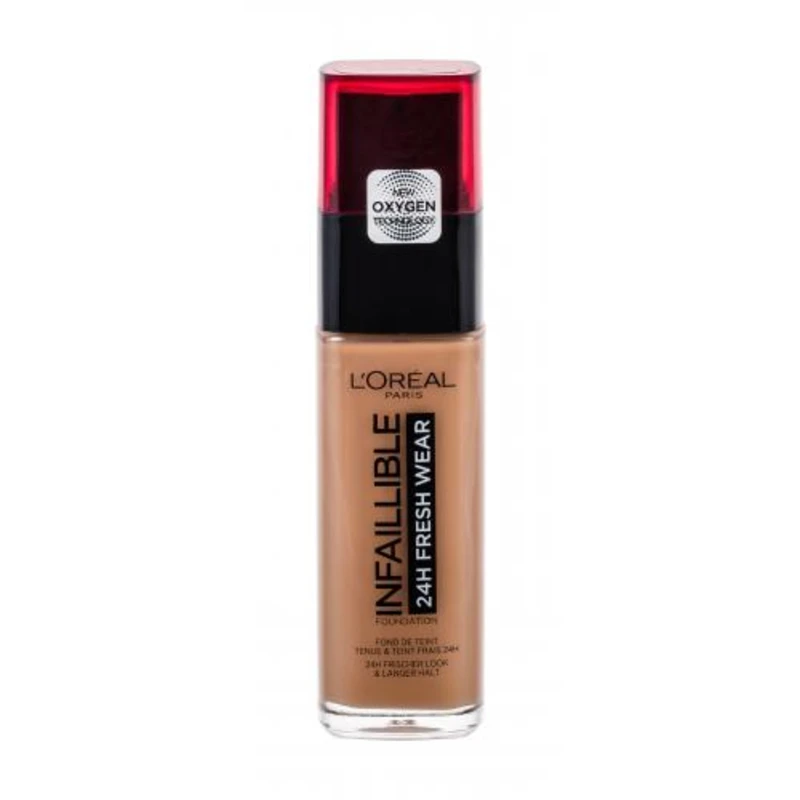L´Oréal Paris Infallible 24H Fresh Wear 30 ml make-up pro ženy 320 Toffee s ochranným faktorem SPF L´Oréal Paris Infallible 24H Fresh Wear 30 ml make-up pro ženy 320 Toffee s ochranným faktorem SPF