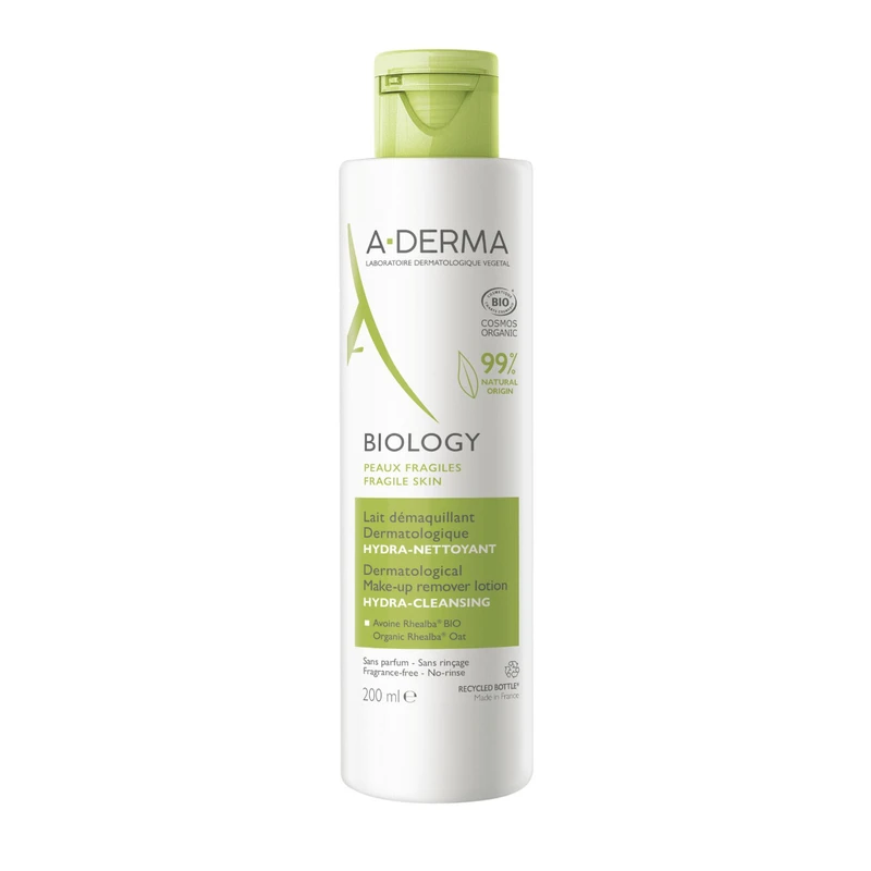 A-Derma Biology hydratační odličovací mléko 200 ml