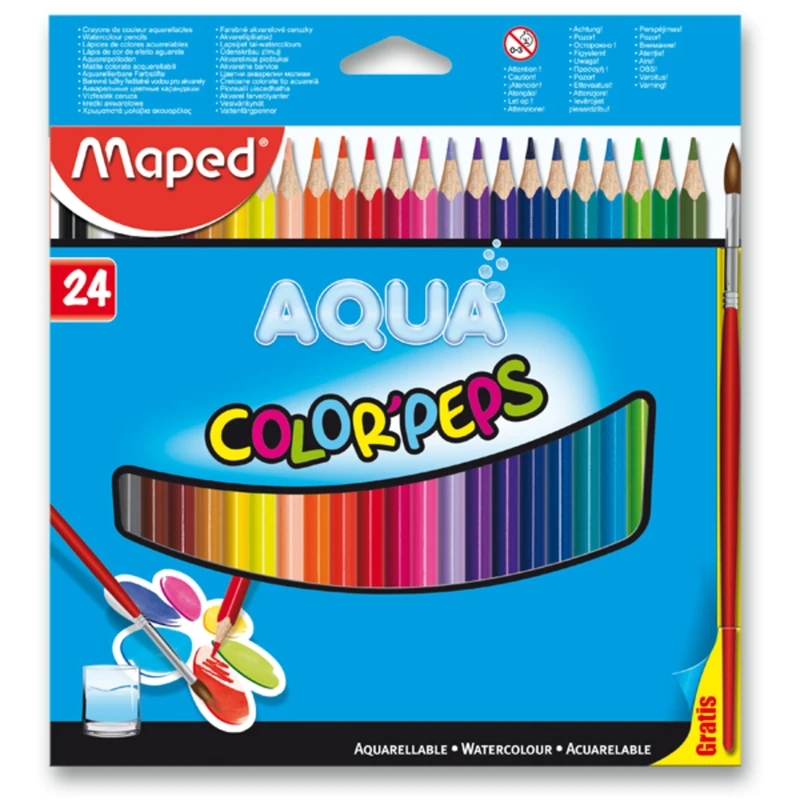 Maped Pastelky Color´Peps Aqua, 24 barev