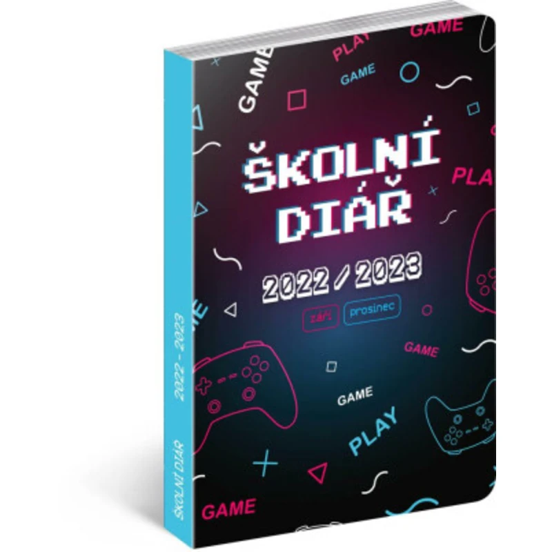 Školní diář Gamer (září 2022 - prosinec 2023) Školní diář Gamer (září 2022 - prosinec 2023)
