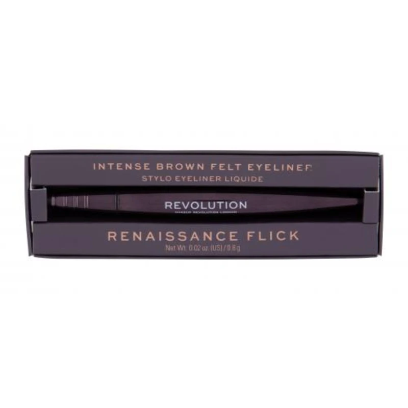 Makeup Revolution Renaissance Flick tekuté oční linky v peru Brown 0.8 g