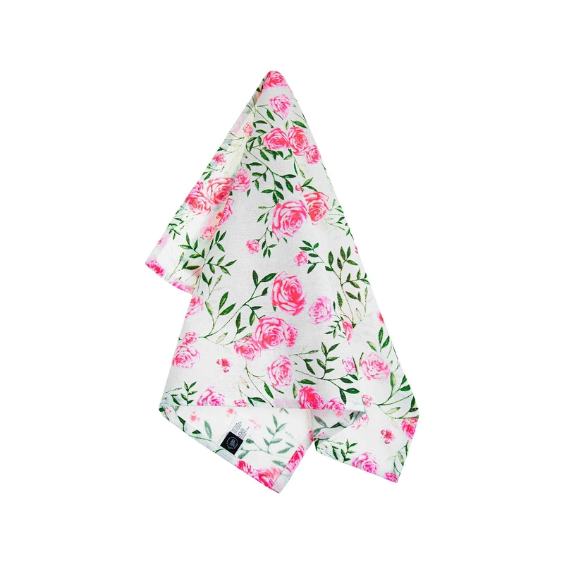 Edoti Kitchen towel Roses 45x65 A745