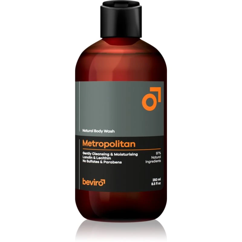 Přírodní sprchový gel Beviro Natural Body Wash Metropolitan (250 ml) Přírodní sprchový gel Beviro Natural Body Wash Metropolitan (250 ml)
