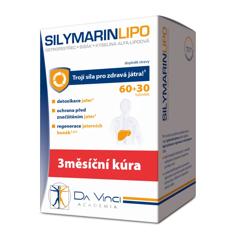 Simply You Sylimarin Lipo 60 + 30 tobolek zdarma Simply You Sylimarin Lipo 60 + 30 tobolek zdarma