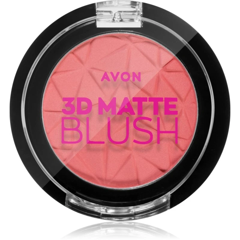 Avon 3D Matte tvářenka s matným efektem odstín Peach 3,6 g Avon 3D Matte tvářenka s matným efektem odstín Peach 3,6 g