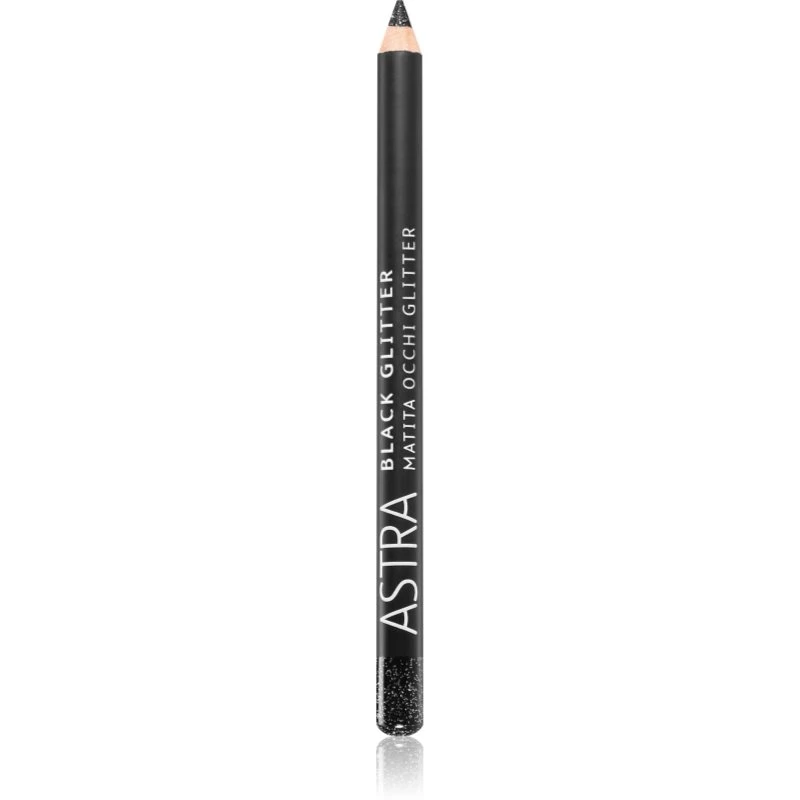Astra Make-up Black Glitter třpytivá linka na oči v tužce odstín Deep Black 1,1 g Astra Make-up Black Glitter třpytivá linka na oči v tužce odstín Deep Black 1,1 g