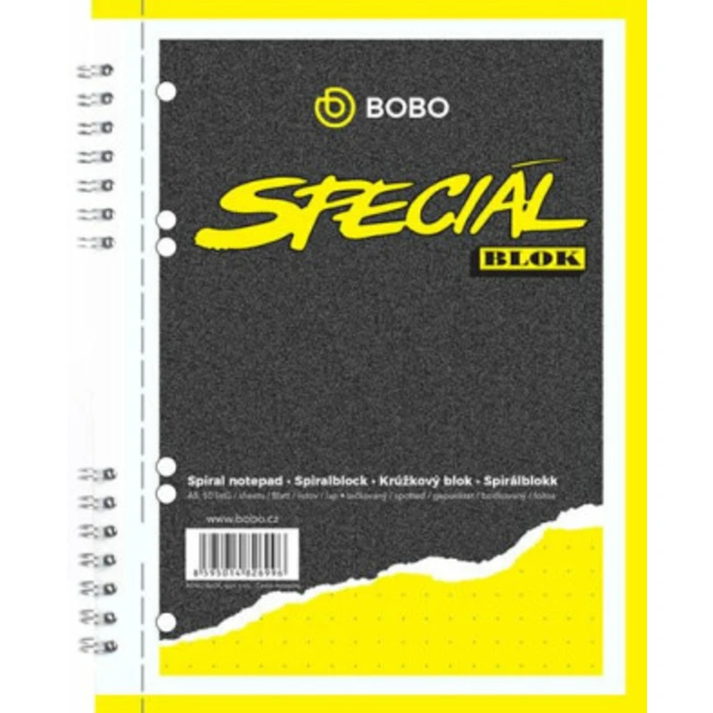 Speciál blok A5, tečky, 50 listů [Papírenské zboží]
