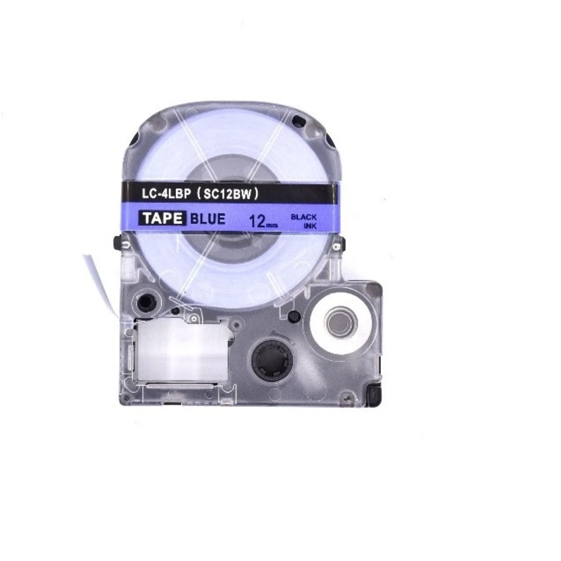 Epson LK-SC12BW, 12mm x 9m, černý tisk / modrý podklad, kompatibilní páska Epson LK-SC12BW, 12mm x 9m, černý tisk / modrý podklad, kompatibilní páska