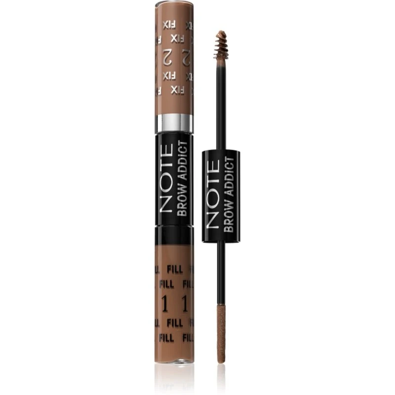 Note Cosmetique Brow Addict Tint and Shaping Gel gel pro úpravu obočí 01 Dark Blonde 2x5 ml Note Cosmetique Brow Addict Tint and Shaping Gel gel pro úpravu obočí 01 Dark Blonde 2x5 ml