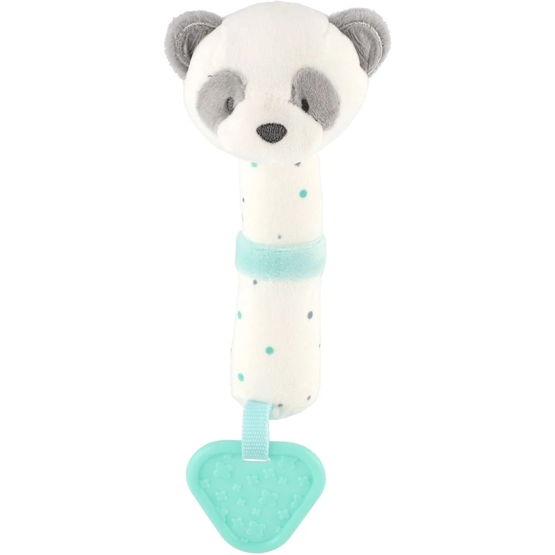 Pískátko/kousátko medvěd panda plyš 21cm [HRAČKA]