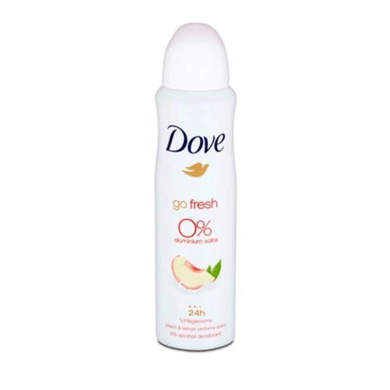 Dove Go Fresh Peach & Lemon Verbena deodorant ve spreji bez obsahu hliníku 150 ml