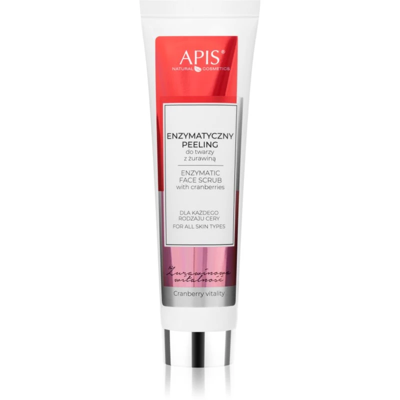 Apis Natural Cosmetics Cranberry Vitality jemný enzymatický peeling 100 ml