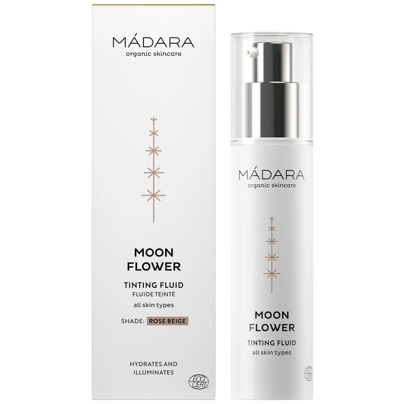 MÁDARA Tónovací fluid Moon Flower (Tinting Fluid) 50 ml Rose Beige MÁDARA Tónovací fluid Moon Flower (Tinting Fluid) 50 ml Rose Beige