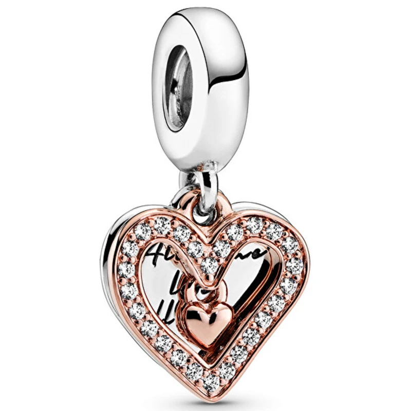 Pandora Stylový bicolor přívěsek Srdce 788693C01