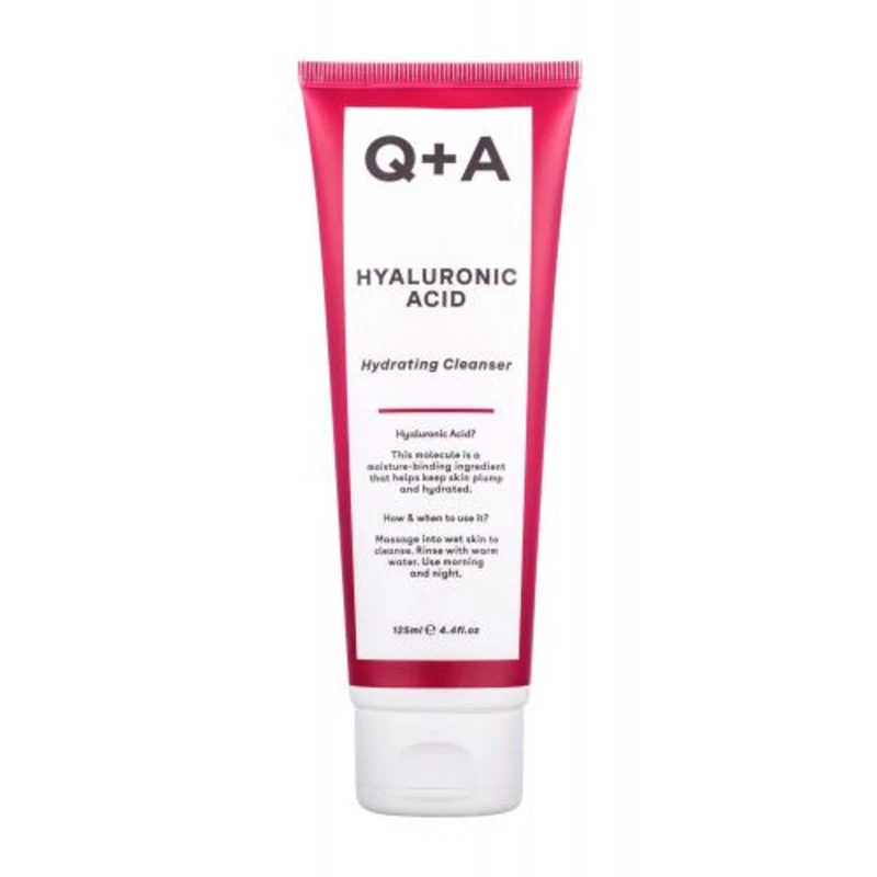 Q+A Čisticí gel s kyselinou hyaluronovou (Hydrating Cleanser) 125 ml
